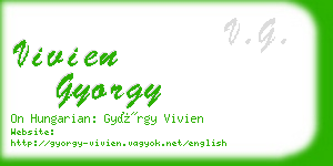vivien gyorgy business card